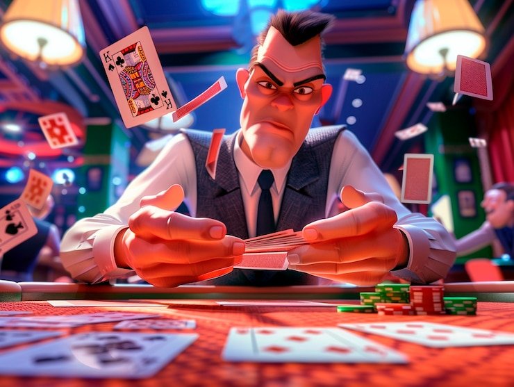 Layar permainan Mesin Arcade dengan kontrol taruhan dan indikator saldo